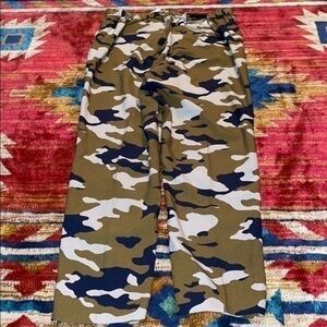 Banana Republic Camo Mid Rise Elastic Hayden Casual Everyday Camouflage Pants